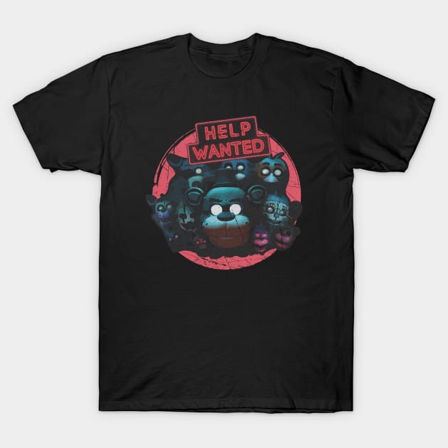 Five Nights at Freeddy's - Help Wanted T-Shirt by RetroPandora